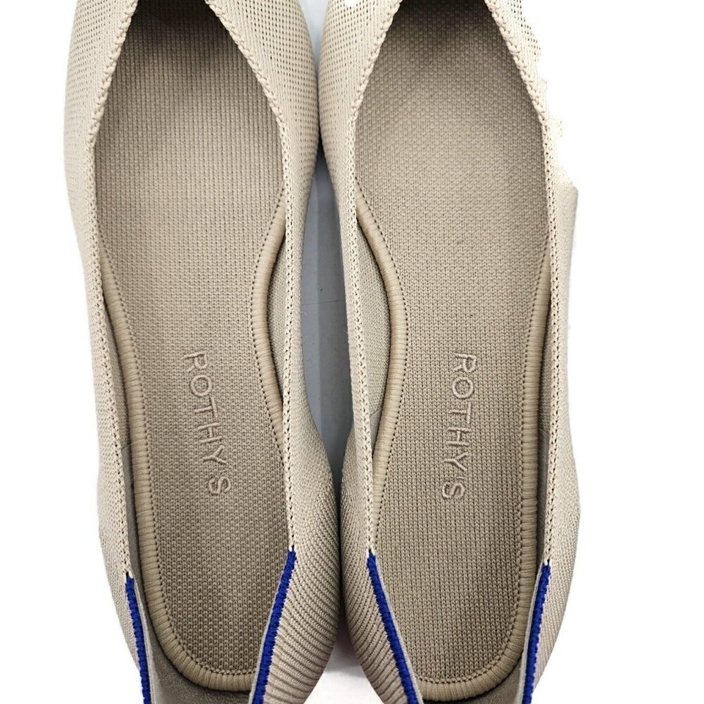 New Rothy's The Point Shoes Womens 10 Ecru Rothys Slip Ons - Picture 11 of 13